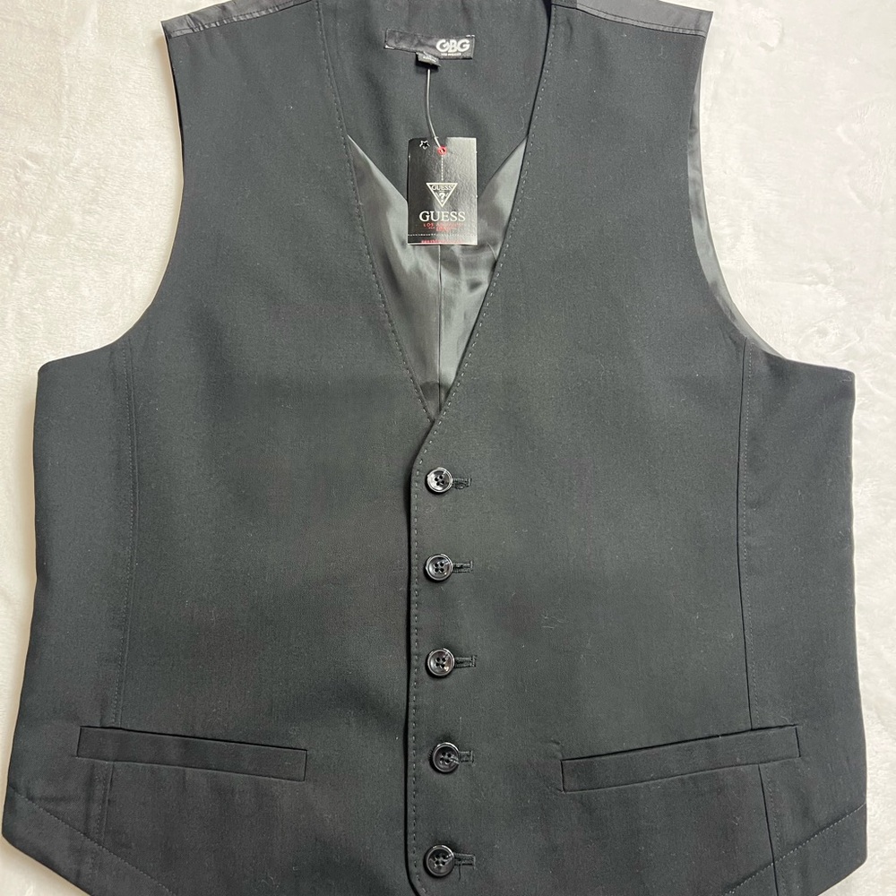 Guess Classic Black Vest